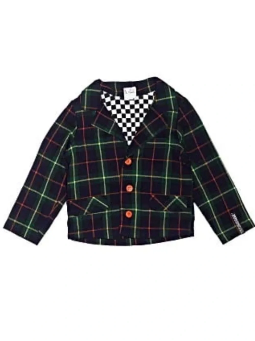 Harajuku lovers MINI blazer punk rock plaid checkerboard GWEN STEFANI 5T kids